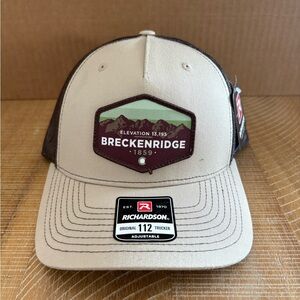Richardson Original 112 Trucker Cap Breckenridge Adjustable Coffee/Khaki